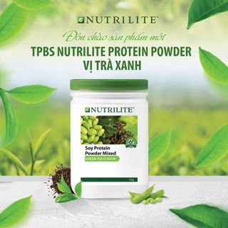 Thực Phẩm Bổ Sung Bột Protein Từ Thực Vật Vị Trà Xanh 450g Amway Nutrilite Protein Powder