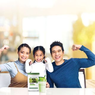Thực Phẩm Bổ Sung Bột Protein Từ Thực Vật Vị Trà Xanh 450g Amway Nutrilite Protein Powder
