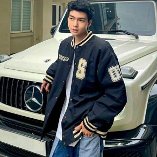 Áo khoác dù kiểu bomber logo seven zia cá tính, thời trang