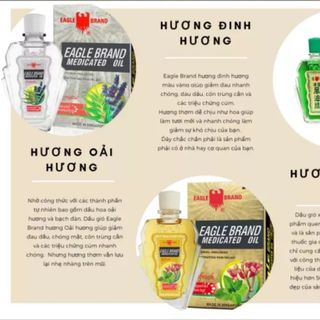 Dầu Trắng Con Ó 2 Nắp Mỹ (Cam kết hàng thiệt) Hương Oải hương LAVENDER Dung tích 24ml
