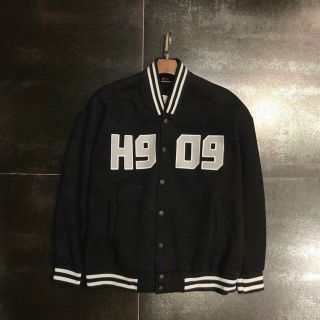 Áo khoác dù kiểu bomber logo H909 cá tính, thời trang