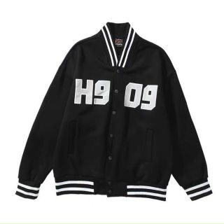 Áo khoác dù kiểu bomber logo H909 cá tính, thời trang