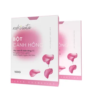 Bột cánh hồng dưỡng da ngăn ngừa lão hóa Rakisuta 100g