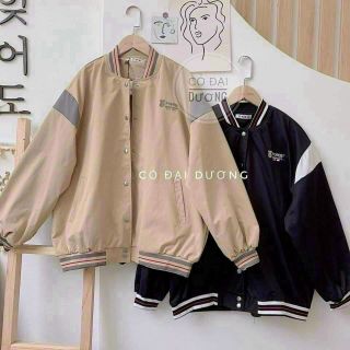 Áo khoác dù kiểu bomber logo Forest cá tính, thời trang