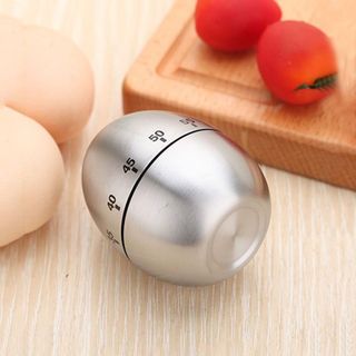 [Quà tặng là móc đinh treo tường] Đồng hồ hẹn giờ nấu ăn báo thức Quả Trứng, đồng hồ hẹn giờ đếm ngược cơ học