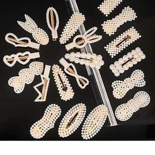 SET 20 KẸP TÓC NGỌC TRAI giá sỉ