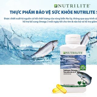 Thực phẩm bổ sung Omega3 từ cá hồi Na Uy Amway Nutrilite Salmon