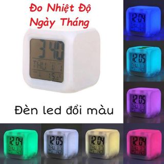 Đồng Hồ Báo Thức Điện Tử Để Bàn Màn Hình LED Đa Chức Năng: Thời Gian, Lịch, Báo Thức, Nhiệt Độ ( Mẫu mới 2021) giá sỉ