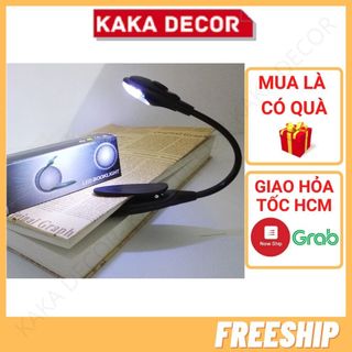 Đèn led kẹp bàn, đèn kẹp đọc sách chống cận uốn dẻo nhỏ gọn Kaka Decor giá sỉ