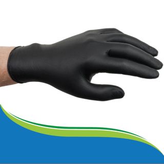 Găng Tay Y Tế SSG Nitrile Exam Gloves không bột, màu đen 1 Hộp 100 chiếc (size S/ M/ L)