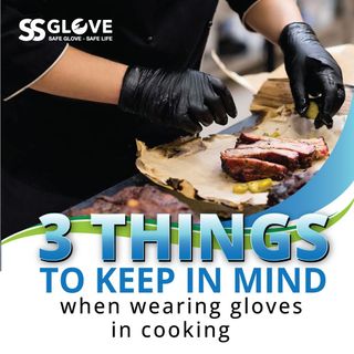 Găng Tay Y Tế SSG Nitrile Exam Gloves không bột, màu đen 1 Hộp 100 chiếc (size S/ M/ L)