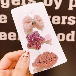 Set 3, 4 Kẹp Tóc Cho Bé Gái