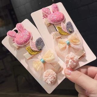 Set 3, 4 Kẹp Tóc Cho Bé Gái