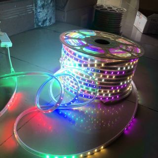 1 MÉT ĐÈN LED DÂY 2835 2 HÀNG BÓNG 160 LED/MÉT, HẮT TRẦN, QUẤN CÂY, TRANG TRÍ, KÍN NƯỚC 220V