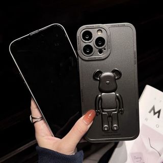 Ốp lưng gấu bearbrick, ốp 7plus/8plus/x/xr/xsMax/11/12/13/pro/max/plus/promax gâú 3D sang xịn mịn BenZ Store