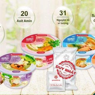 Hộp Súp Tổ Yến nhiều vị nhãn hiệu Yến Sào Nha Trang (bao bì mới)