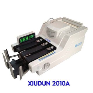 Máy đếm tiền Xiudun2010A, máy đếm số lượng tờ siêu bền, bảo hành 18 tháng giá sỉ