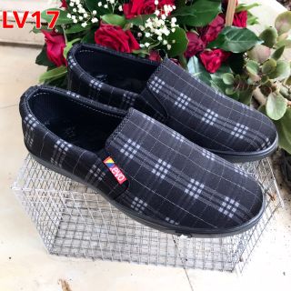 Giày lười vãi nam mẫu mới,đế cao su mềm,size từ 38 - 42