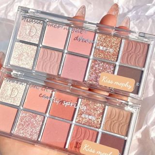 Phấn mắt nhũ lì kiss mophy 10 ô (bảng)