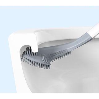 Cây Chà Bồn Cầu, Cọ Toilet Hình Chữ L, Chổi Nhà Vệ Sinh Chổi Cọ Bồn Cầu Bằng Silicon Mẫu Mới