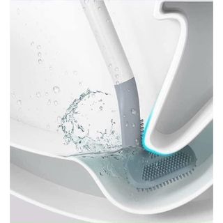 Cây Chà Bồn Cầu, Cọ Toilet Hình Chữ L, Chổi Nhà Vệ Sinh Chổi Cọ Bồn Cầu Bằng Silicon Mẫu Mới