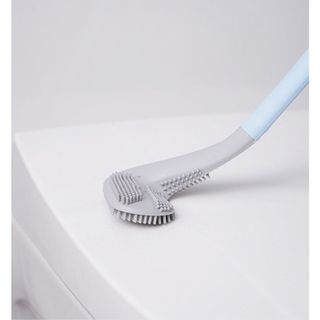 Cây Chà Bồn Cầu, Cọ Toilet Hình Chữ L, Chổi Nhà Vệ Sinh Chổi Cọ Bồn Cầu Bằng Silicon Mẫu Mới