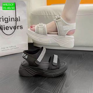 Giày sandal nữ đế cao bánh mỳ