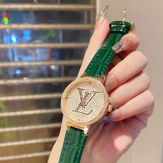 Đồng hồ da lv07 full đá đẹp