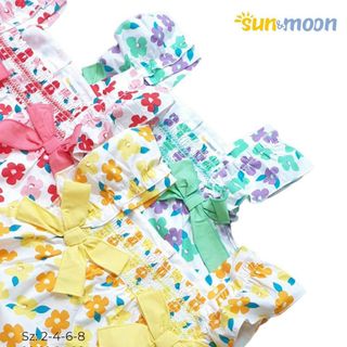 Bộ smock hai nơ đính ngực