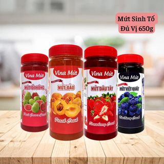 Mứt Sinh Tố Việt Quất 650g _ Nguyên Liệu Pha Chế Hảo Hạng giá sỉ