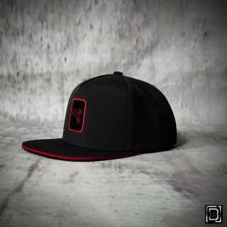 Mũ Lưỡi Trai P-U-M-A Dù Đen Đỏ Snapback, nón kết cao cấp