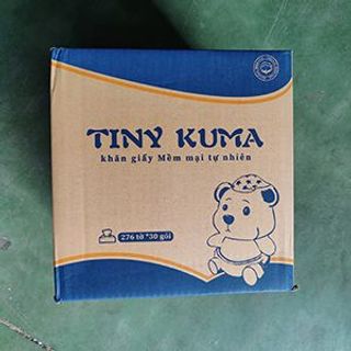 Giấy Ăn 30 gói Cao Cấp Tiny Kuma 100% bột giấy nguyên chất