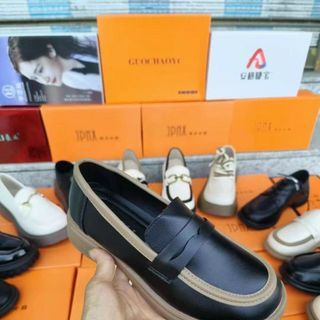 Giày lười nữ chất da sỉ giá xưởng