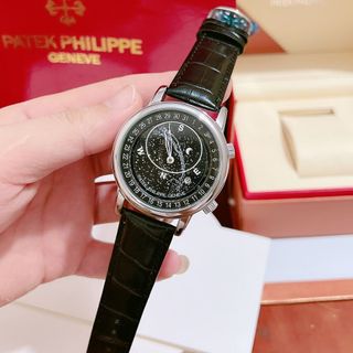 Đồng hồ da pateck07 chạy có cao cấp