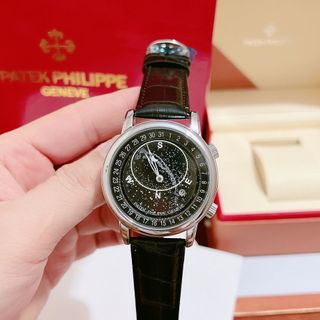 Đồng hồ da pateck07 chạy có cao cấp