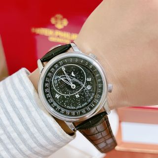 Đồng hồ da pateck07 chạy có cao cấp