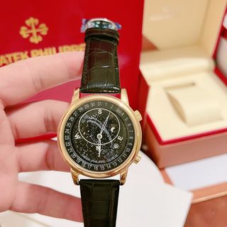 Đồng hồ da pateck070 chạy cơ cao cấp