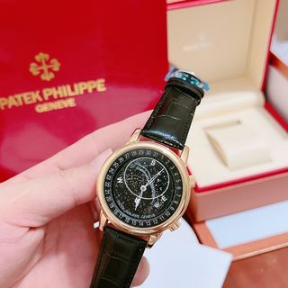 Đồng hồ da pateck070 chạy cơ cao cấp