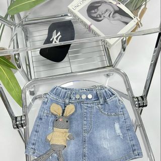 váy jeans cho bé gái