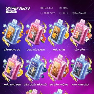Tinh dầu Pod 1 lần Vapengin Mars 4000 - 5% Malaysia