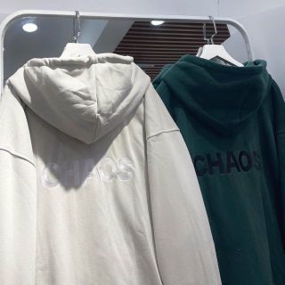 Áo khoác nỉ logo thêu chaos form dưới 70kg
