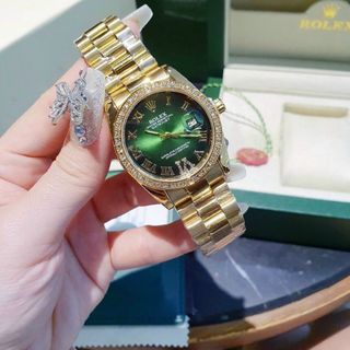 ĐỒNG HỒ ROLLEX NAM DÂY ĐÚC VIỀN HỘT