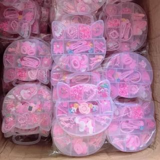 Hộp Kẹp Tóc Kitty Cho Bé