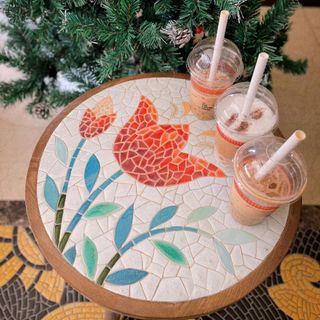 Bàn gốm mosaic