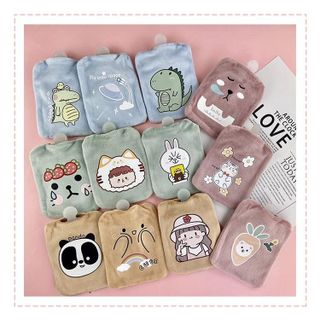 TÚI CHƯỜM NÓNG LẠNH, TÚI CHƯỜM BỤNG KINH GIỮ NHIỆT CẦM TAY MINI VẢI NHUNG