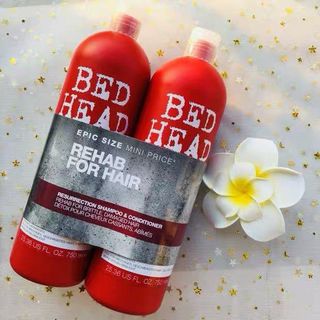 Combo Cặp Dầu Gội Xả Tigi Đỏ Bed Head 750ml Giành Cho Tóc Hư Tổn Cấp 3, Làm Thơm Tóc, Mượt Mà