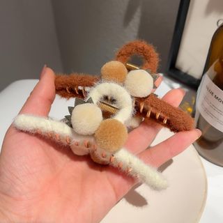 Kẹp càng cua phối lông nhung mềm mại Hàn Quốc sang chảnh tiểu thư