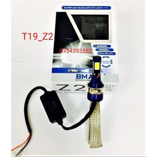 Đèn Pha Led BMA 2 Tim led Chân H4 - T19 Siêu Sáng