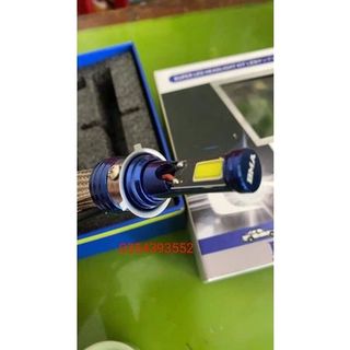 Đèn Pha Led BMA 2 Tim led Chân H4 - T19 Siêu Sáng