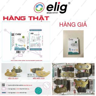 Bố thắng , má phanh dĩa Elig SH125, SH150, SH300i trước.